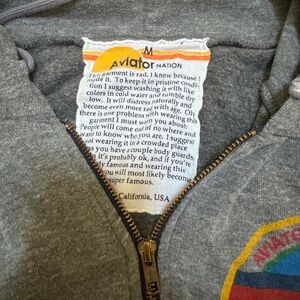 Aviator Nation Zip Up Hoodie